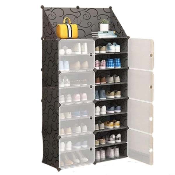 2 Columns 8 layers shoe cabinet